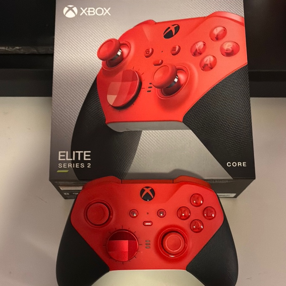 Microsoft Xbox Elite Series 2 Controller - Red and Black w/ Box